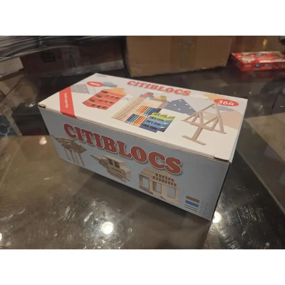 2x order (reserved)  - Citiblocs Wooden Building Blocks Set - 100 Pieces